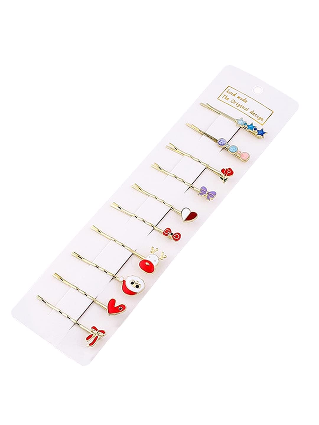 10 Pcs Bob Charm Hairpins, Hair Accessories